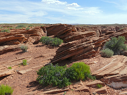 Weg zum Horseshoe Bend