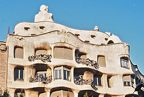 Gaudihaus Casa Mila in Barcelona