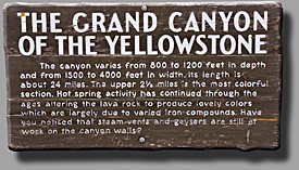 Grand Canyon of the Yellowstone