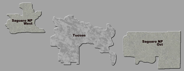 Saguaro Np Map