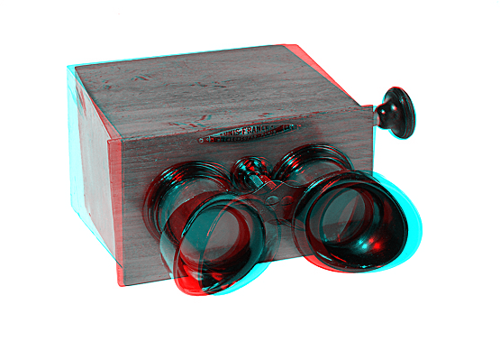 814843D Viewer Demo-Scheibe View Stereoskop Bildbetrachter blau NEU in OVP 
