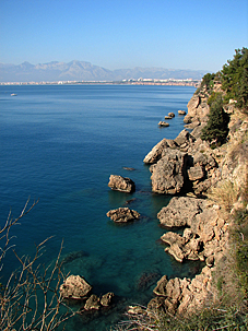 Steilküste in Antalya